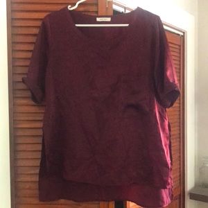 Maroon blouse